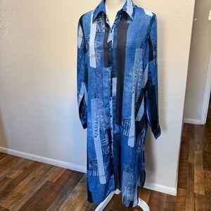 Wishing Waves - Long Shirt - Size Large